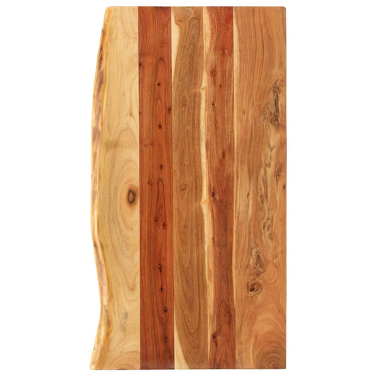 Berkfield Bathroom Vanity Top Solid Acacia Wood 100x52x2.5 cm