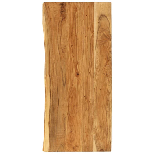 Berkfield Bathroom Vanity Top Solid Acacia Wood 114x52x2.5 cm