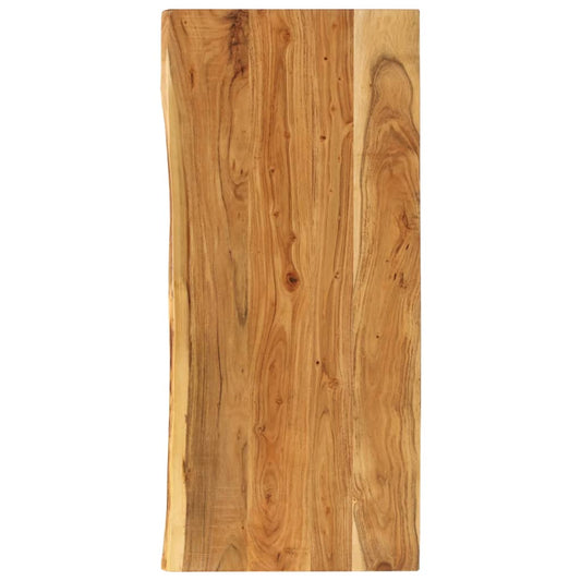 Berkfield Bathroom Vanity Top Solid Acacia Wood 140x52x2.5 cm