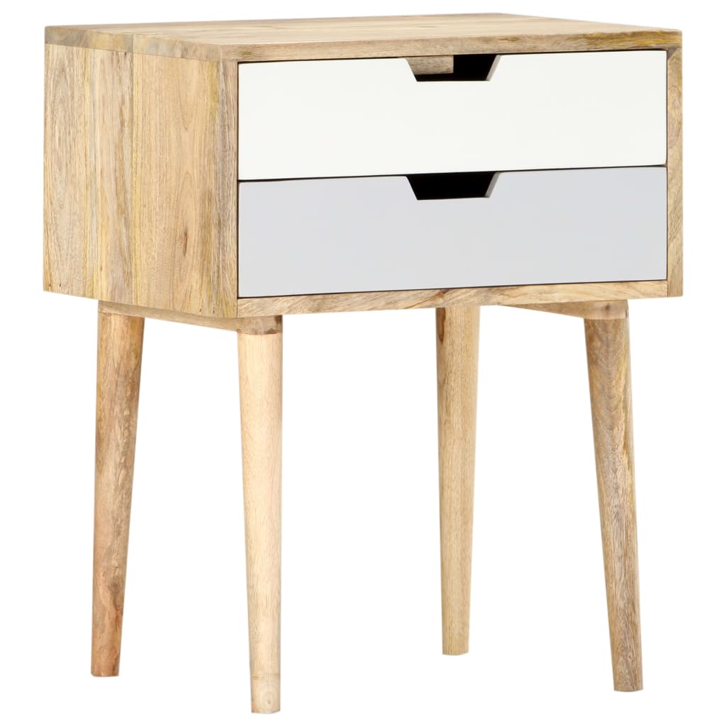 Berkfield Bedside Cabinet 47x35x59 cm Solid Mango Wood