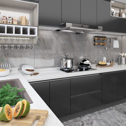 Berkfield Self-adhesive Furniture Film Black 500x90 cm PVC