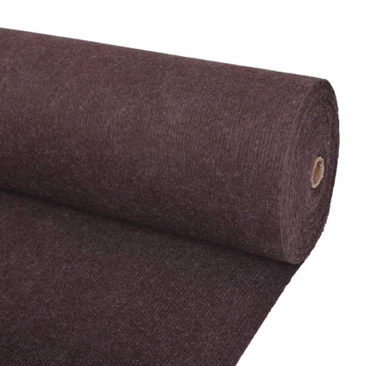 Berkfield Exhibition Carpet Rib 1.2x20 m Brown