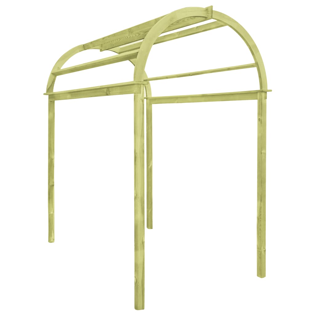 Berkfield Trellis Arch 125x150x235 cm Impregnated Pinewood