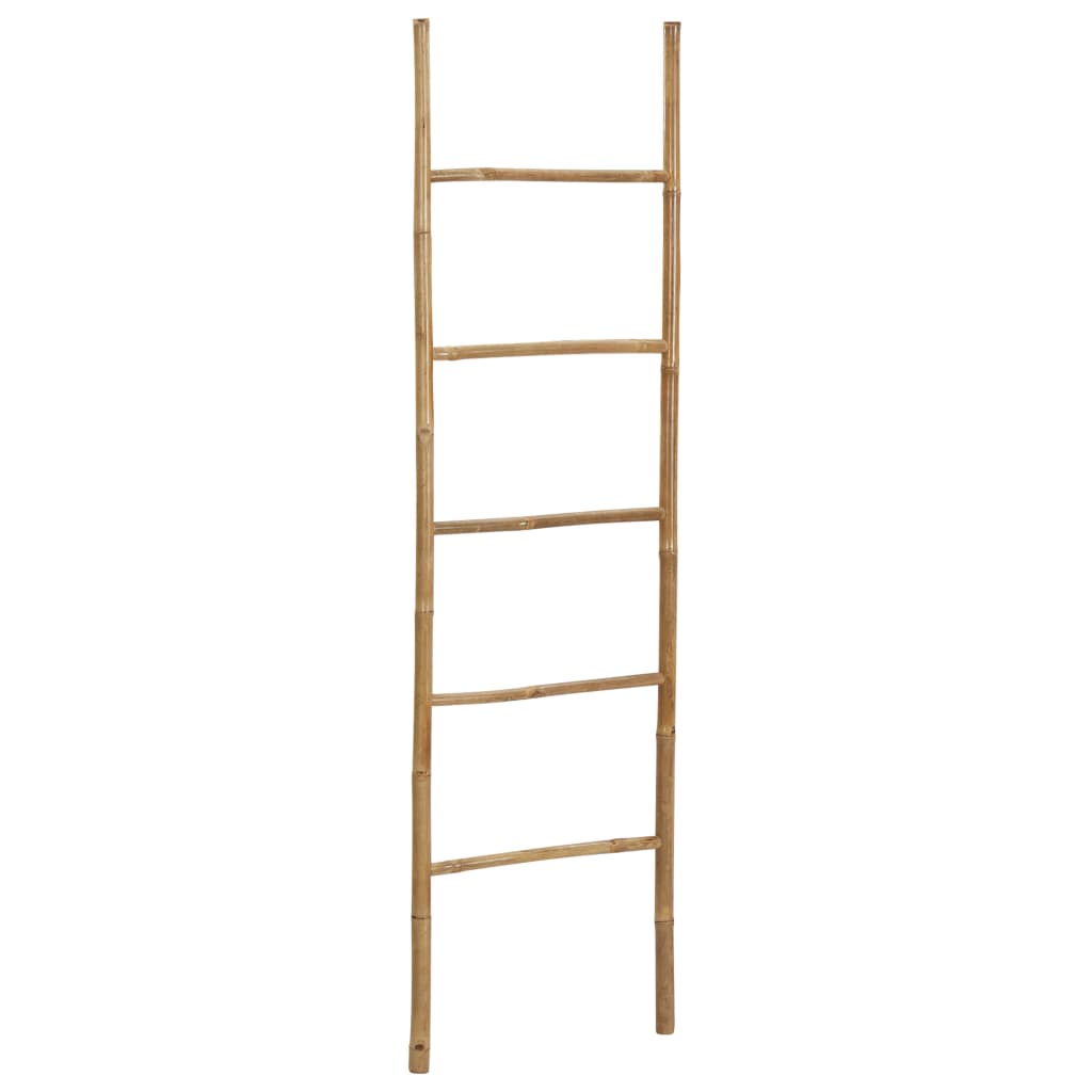 Berkfield Towel Ladder with 5 Rungs 170 cm Bamboo