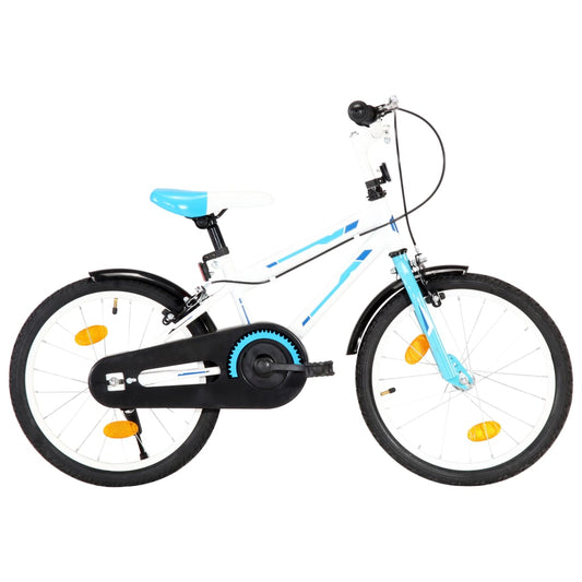 Berkfield Kids Bike 18 inch Blue and White