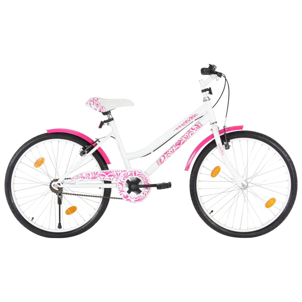 Berkfield Kids Bike 24 inch Pink and White