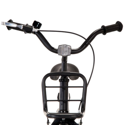 Berkfield Kids Bike with Front Carrier 14 inch Black and Orange