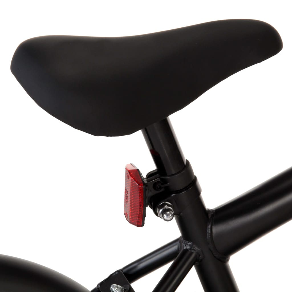 Berkfield Kids Bike with Front Carrier 14 inch Black and Orange