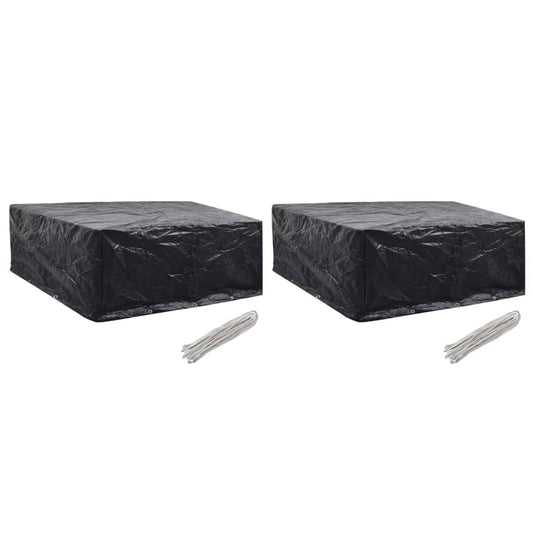 Berkfield Garden Furniture Covers 2 pcs 10 Eyelets 260x260x90 cm