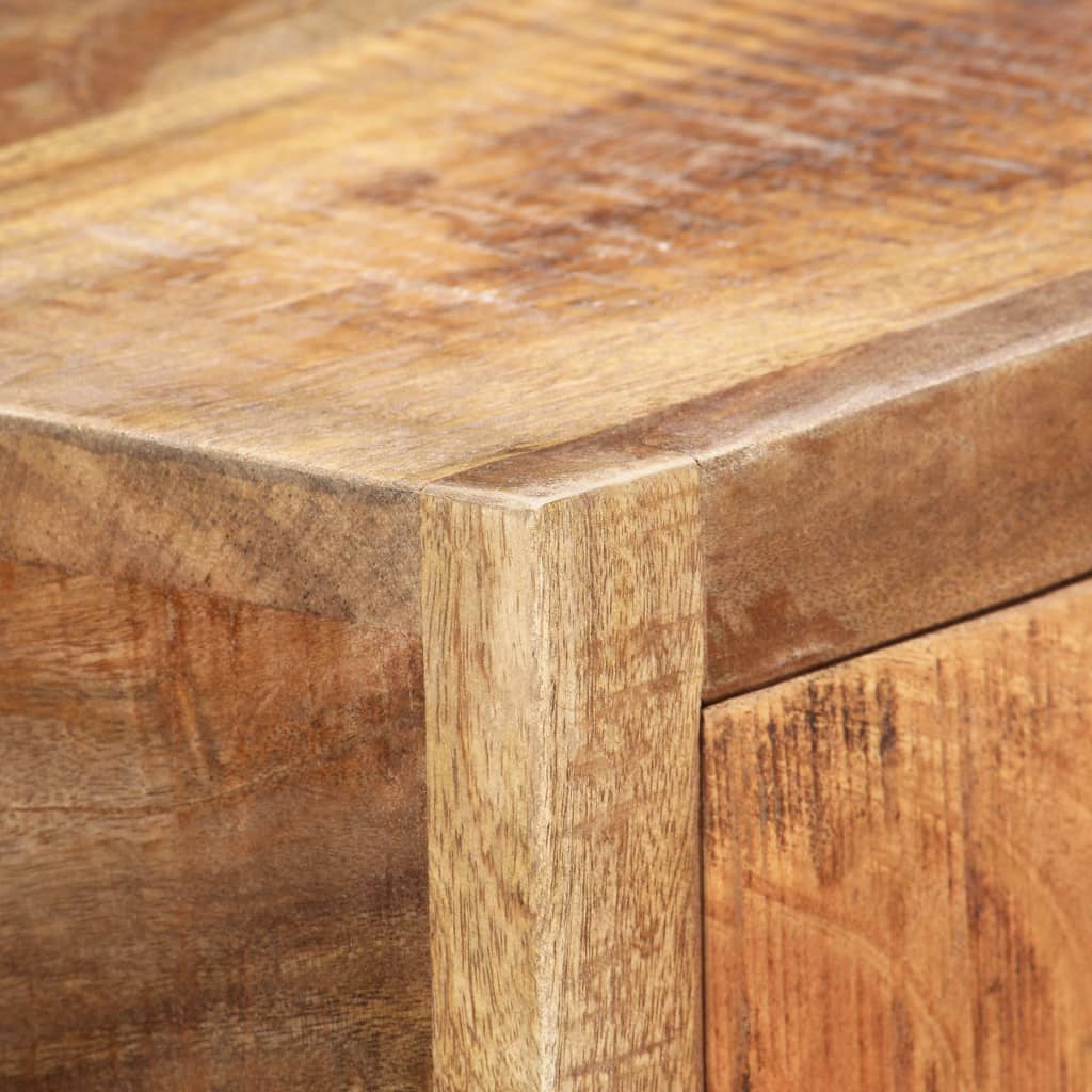 Berkfield Console Table Gold 90x30x75 cm Solid Reclaimed Wood