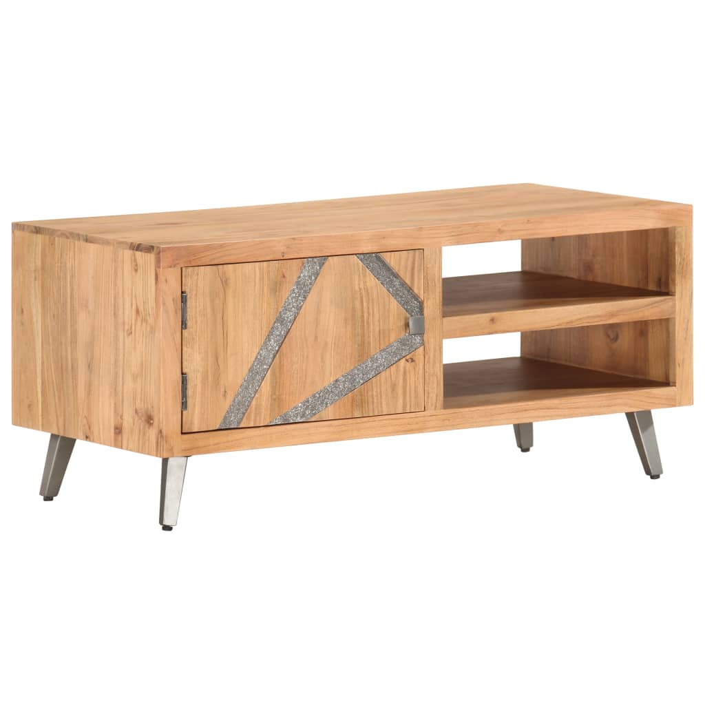 Berkfield Coffee Table 90x45x40 cm Solid Acacia Wood