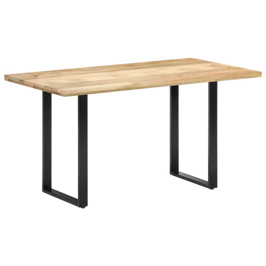Berkfield Dining Table 140x70x76 cm Solid Mango Wood