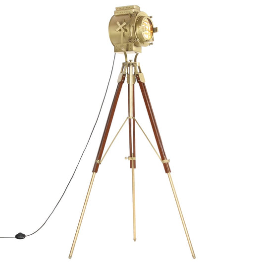Berkfield Tripod Floor Lamp Solid Mango Wood 193 cm
