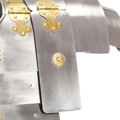 Berkfield Roman Soldier Body Armour Replica LARP Silver Steel