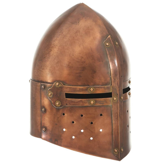 Berkfield Medieval Knight Helmet Antique Replica LARP Copper Steel