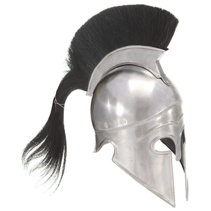 Berkfield Greek Warrior Helmet Antique Replica LARP Silver Steel
