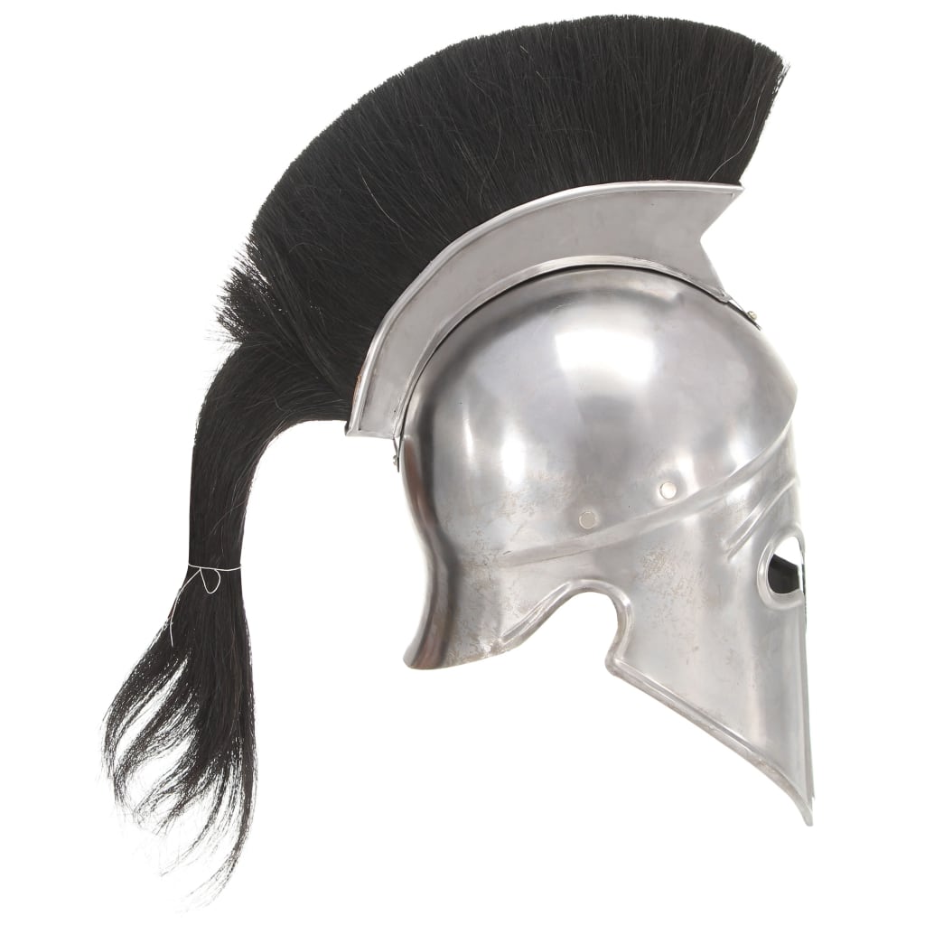 Berkfield Greek Warrior Helmet Antique Replica LARP Silver Steel