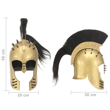 Berkfield Greek Warrior Helmet Antique Replica LARP Brass Steel