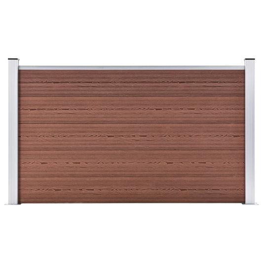 Berkfield Garden Fence WPC 180x105 cm Brown