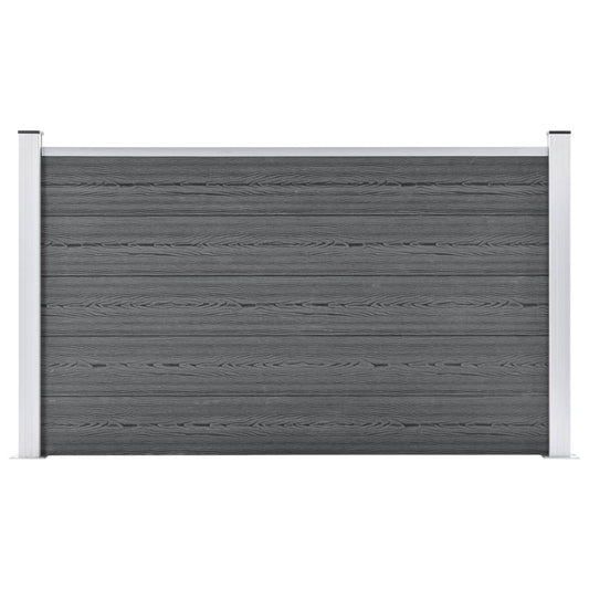 Berkfield Garden Fence WPC 180x105 cm Grey