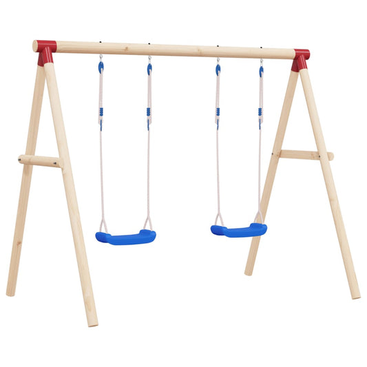 Berkfield Swing Seats with Ropes 2 pcs Blue 37x15 cm Polyethene