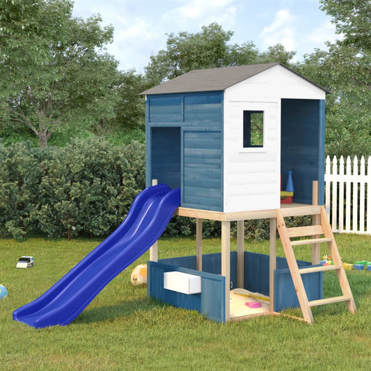 Berkfield Play Slide Blue 175x38x23 cm Polypropylene