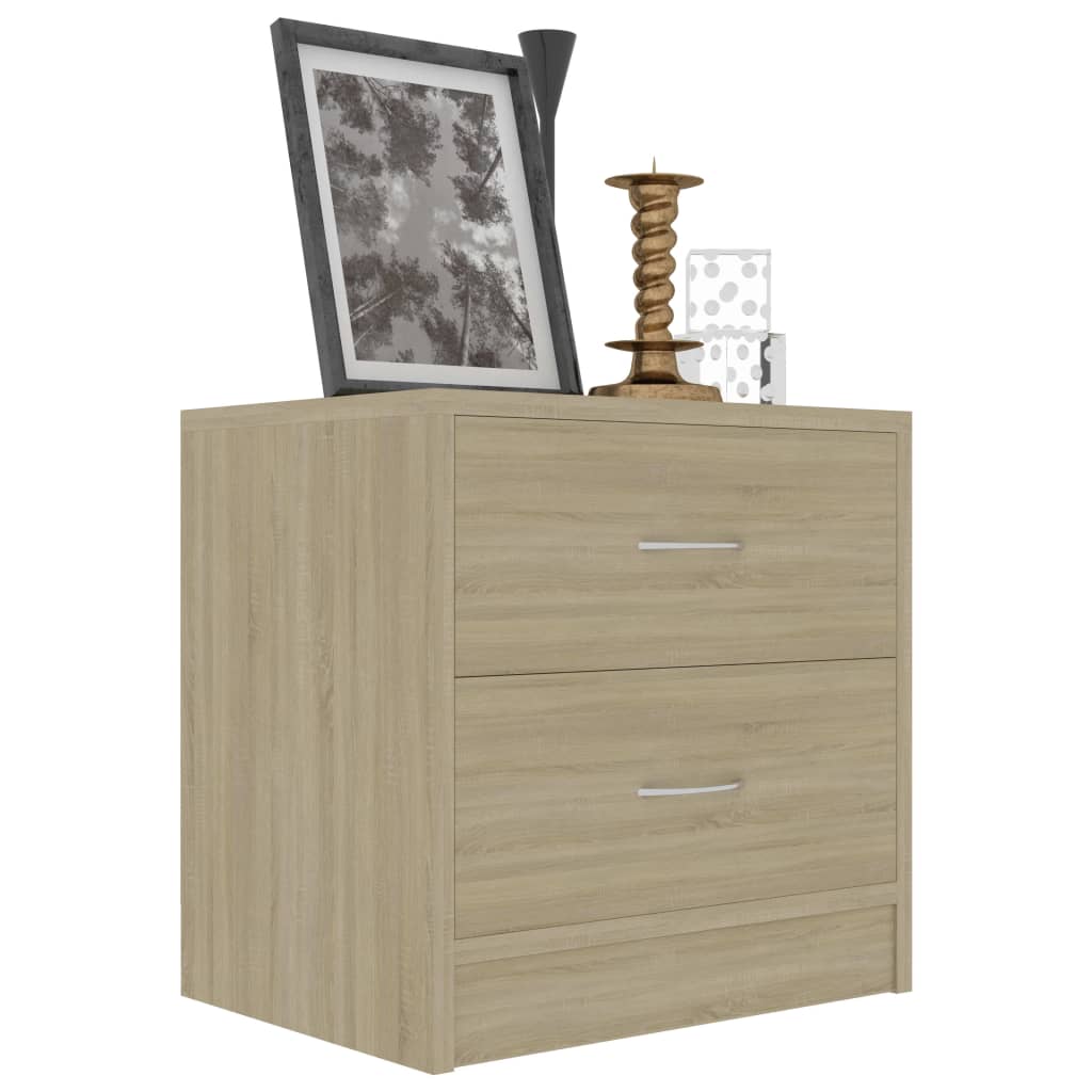 Berkfield Bedside Cabinet Sonoma Oak 40x30x40 cm Engineered Wood