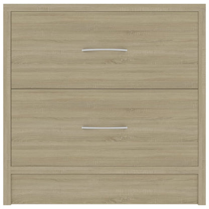 Berkfield Bedside Cabinet Sonoma Oak 40x30x40 cm Engineered Wood