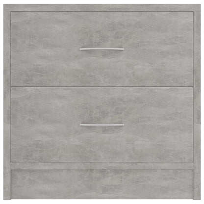 Berkfield Bedside Cabinet Concrete Grey 40x30x40 cm Engineered Wood
