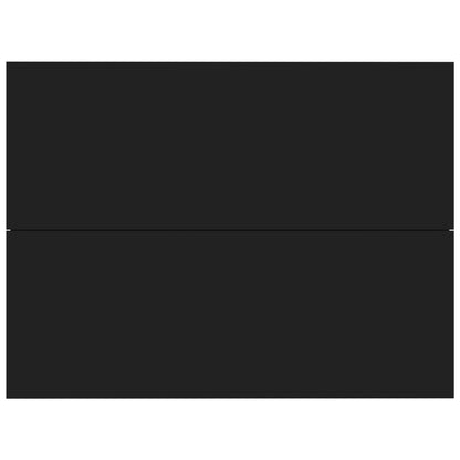 Berkfield Bedside Cabinet Black 40x30x30 cm Engineered Wood