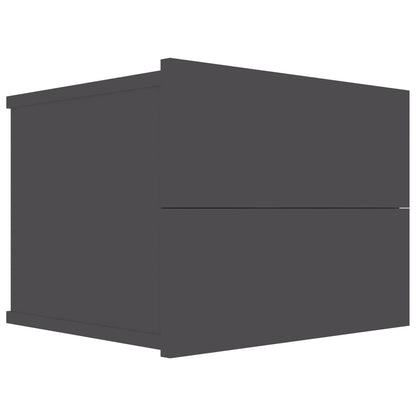 Berkfield Bedside Cabinet Grey 40x30x30 cm Engineered Wood