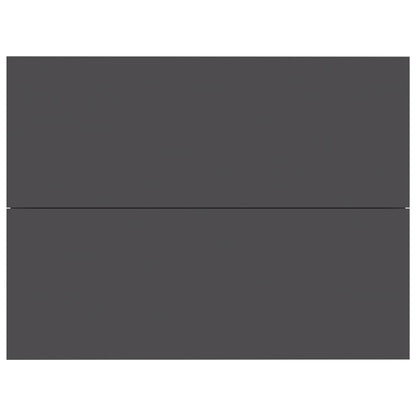 Berkfield Bedside Cabinet Grey 40x30x30 cm Engineered Wood