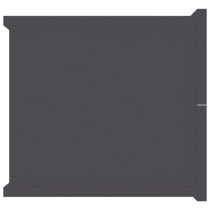 Berkfield Bedside Cabinet Grey 40x30x30 cm Engineered Wood