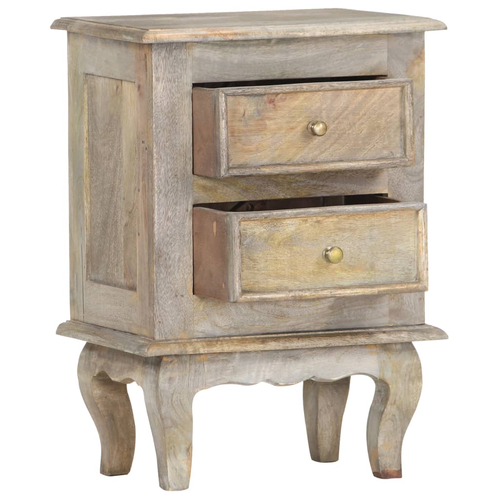 Berkfield Bedside Cabinet 40x30x55 cm Solid Mango Wood