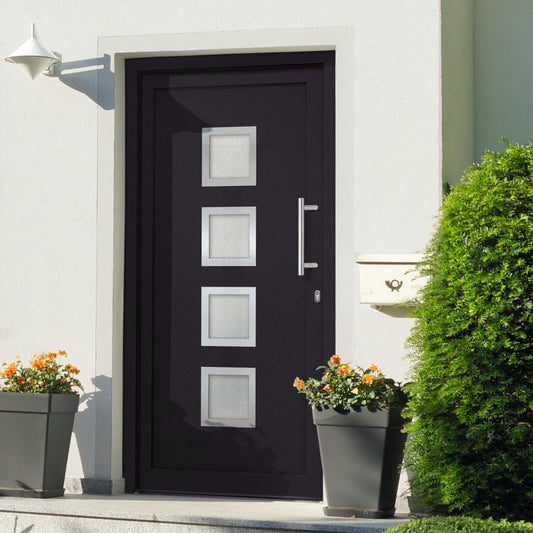 Berkfield Front Door Anthracite 88x200 cm