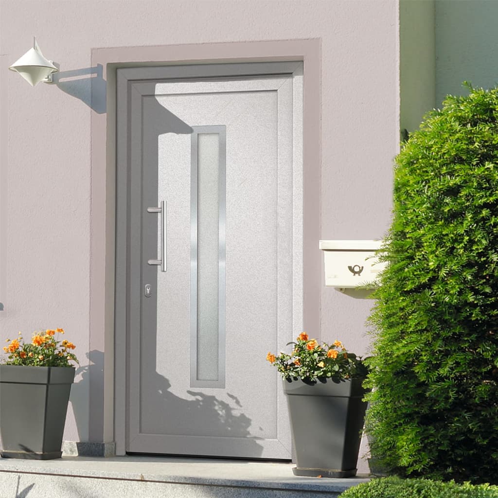 Berkfield Front Door White 98x208 cm