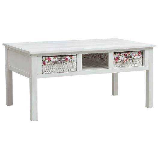 Berkfield Coffee Table White 99.5x60x48 cm Wood