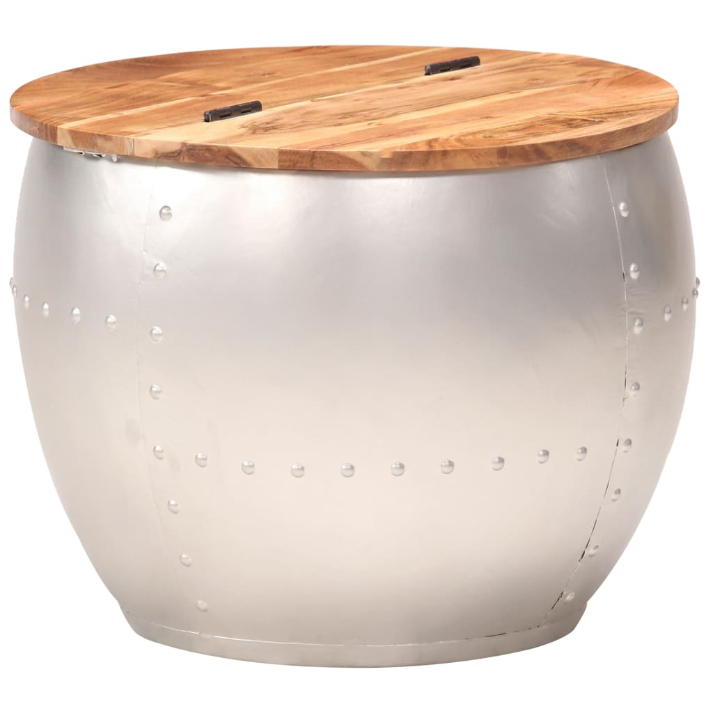 Berkfield Coffee Table 53x43 cm Solid Acacia Wood