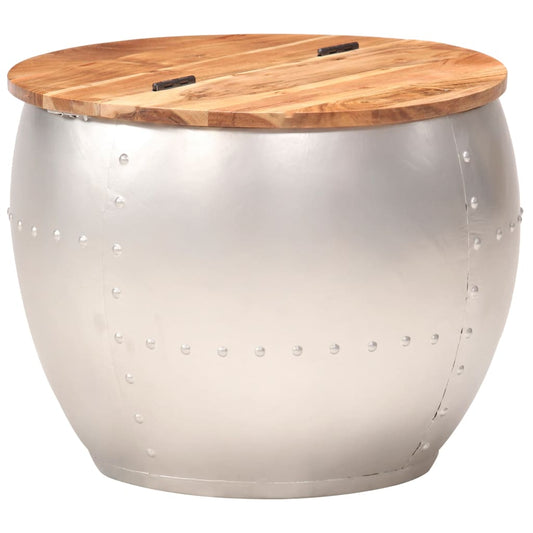 Berkfield Coffee Table 53x43 cm Solid Acacia Wood