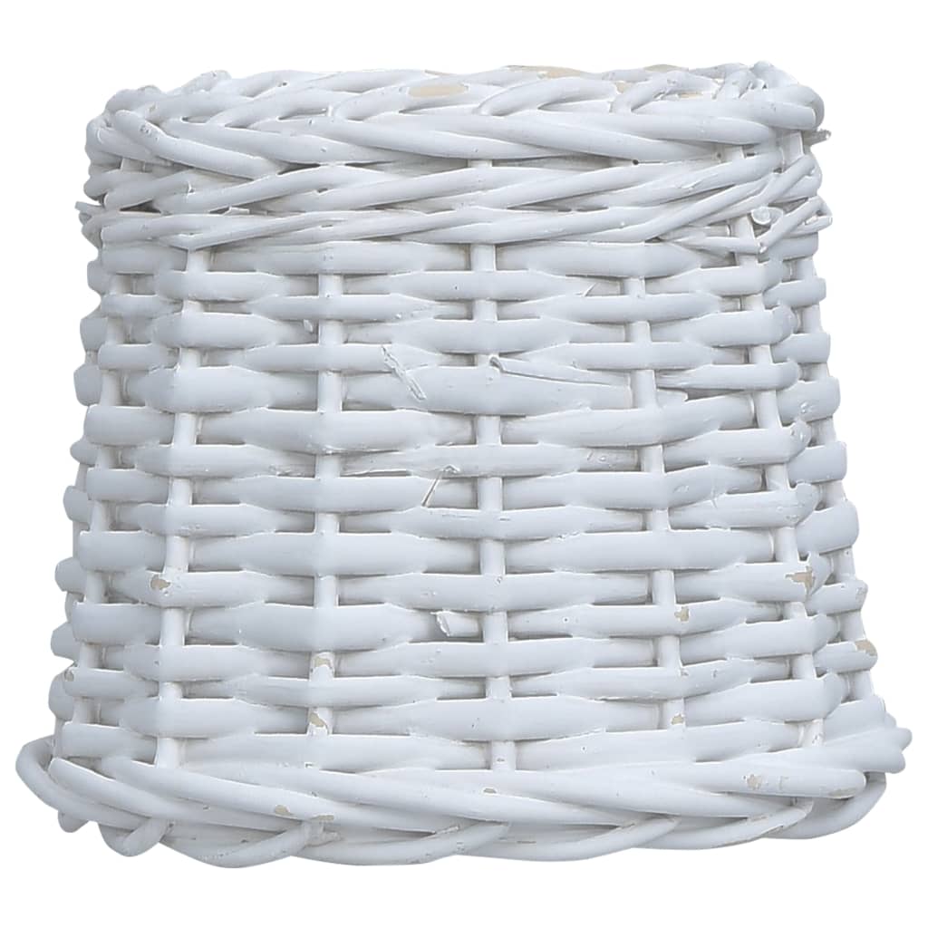 Berkfield Lamp Shade Wicker 20x15 cm White