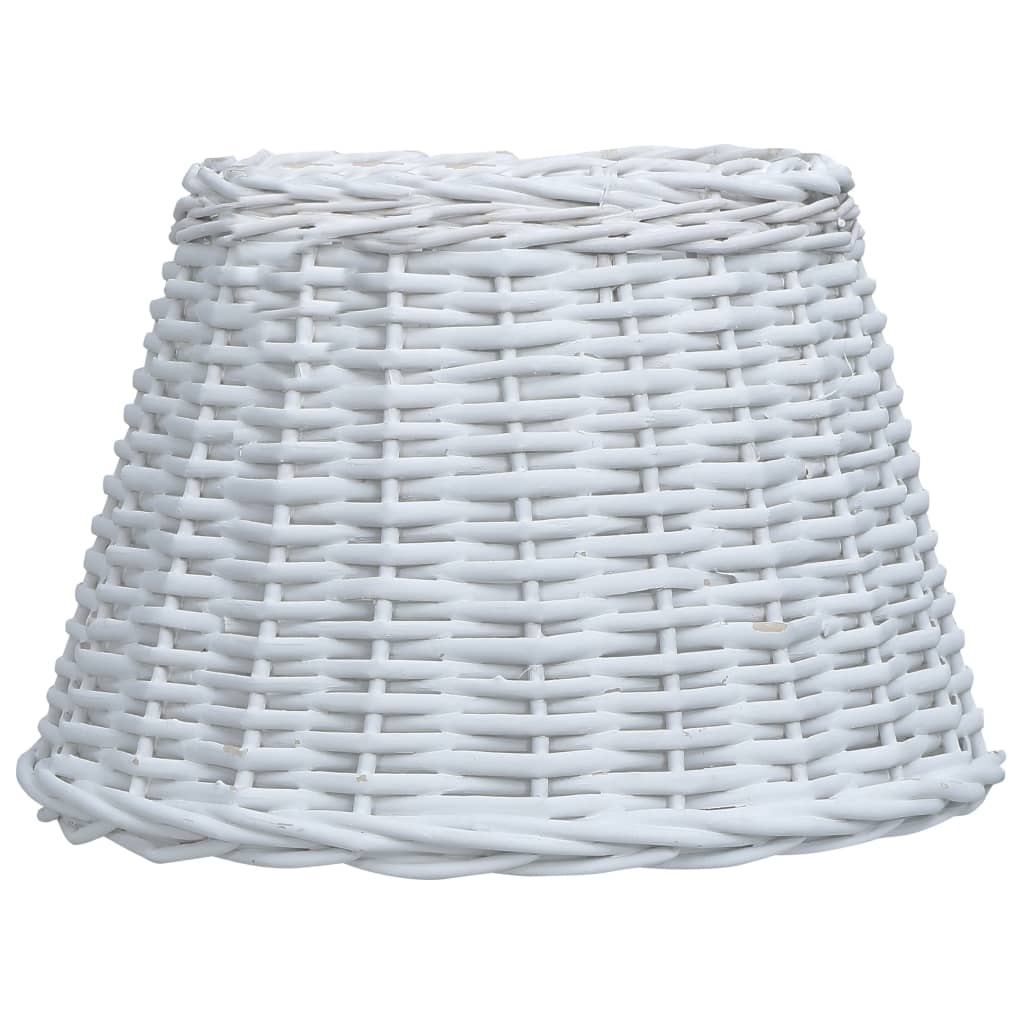 Berkfield Lamp Shade Wicker 45x28 cm White