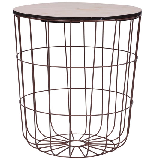 Berkfield Coffee Table Copper ? 39.5 cm MDF