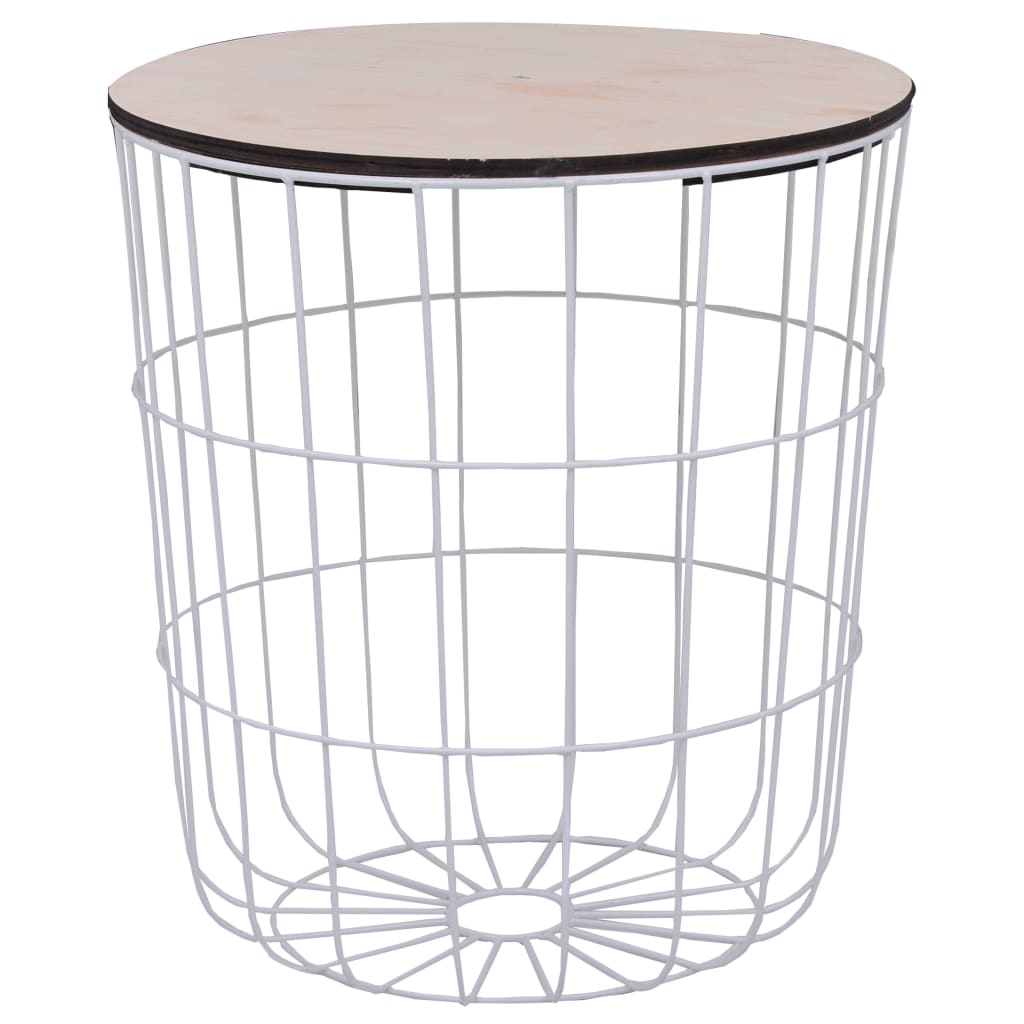 Berkfield Coffee Table White ? 39.5 cm