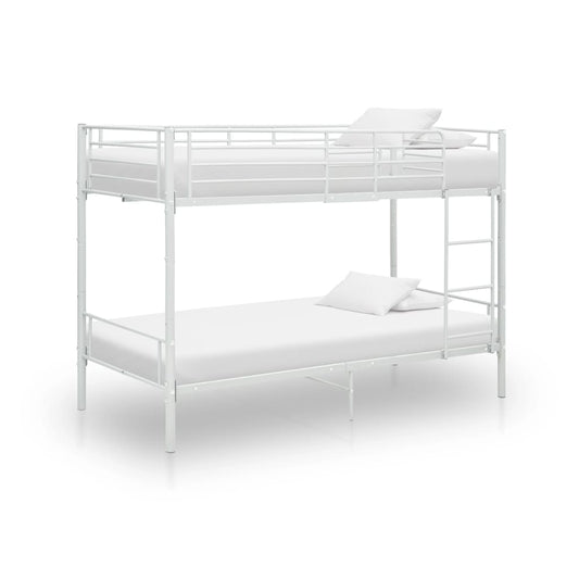 Berkfield Bunk Bed White Metal 90x200 cm