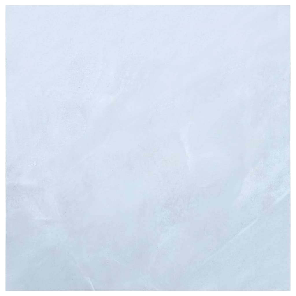 Berkfield Self-adhesive Flooring Planks 5.11 m�__ PVC White Marble