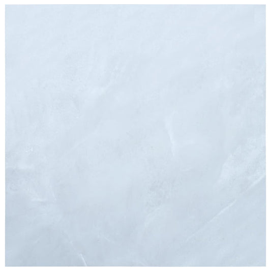 Berkfield Self-adhesive Flooring Planks 5.11 m�__ PVC White Marble