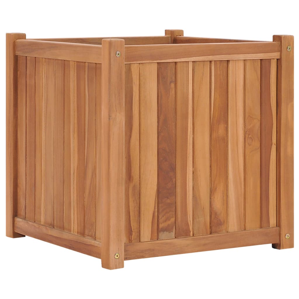Berkfield Raised Bed 50x50x50 cm Solid Teak Wood