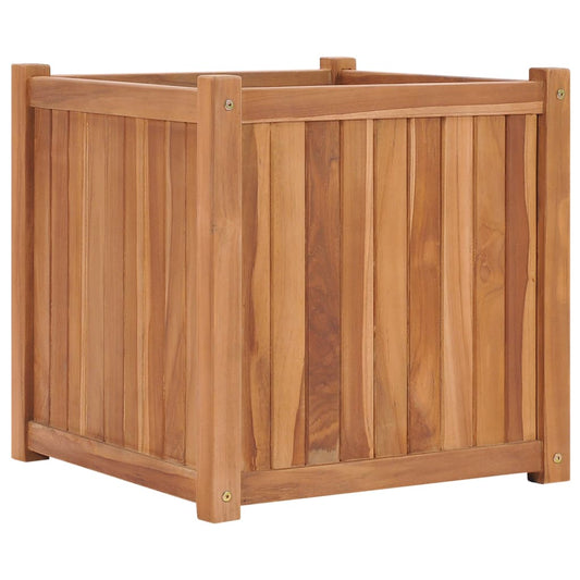 Berkfield Raised Bed 50x50x50 cm Solid Teak Wood