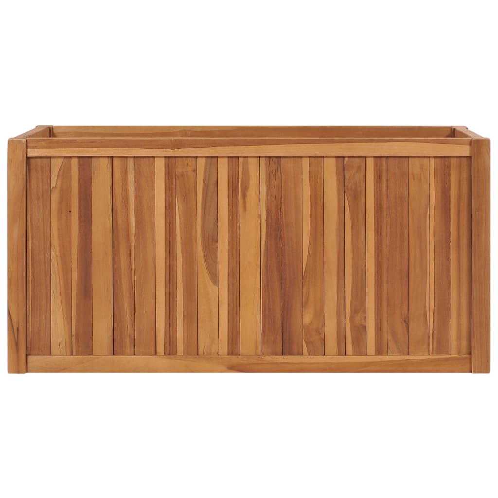 Berkfield Raised Bed 100x50x50 cm Solid Teak Wood