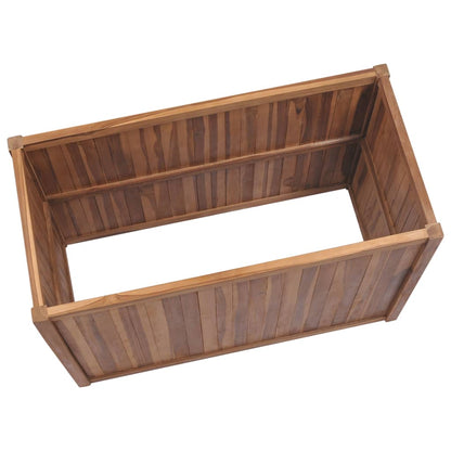Berkfield Raised Bed 100x50x50 cm Solid Teak Wood